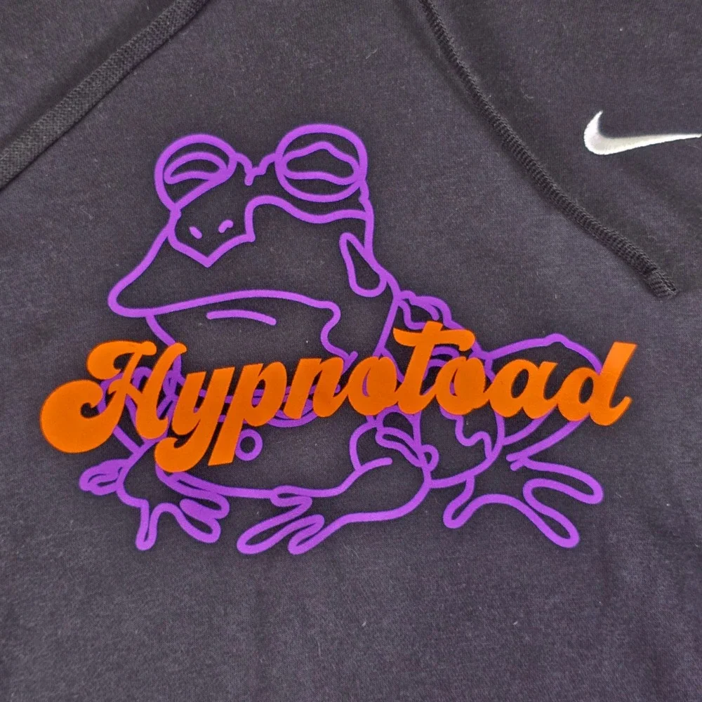 TCU Horned Frogs Nike Hoodie XL Black Team Exclusive 2022 Hypnotoad Sweatshirt